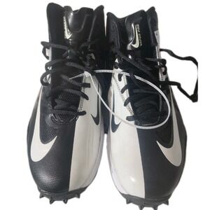 New Nike Vapor Pro 3/4 Destroyer Football Shoes‎ Black White 527879-011